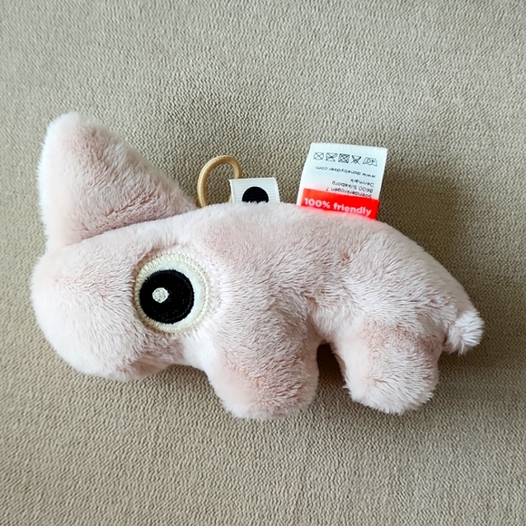 New done by deer rattle plush tiny sensory nozo the rhino - Picture 2 of 3